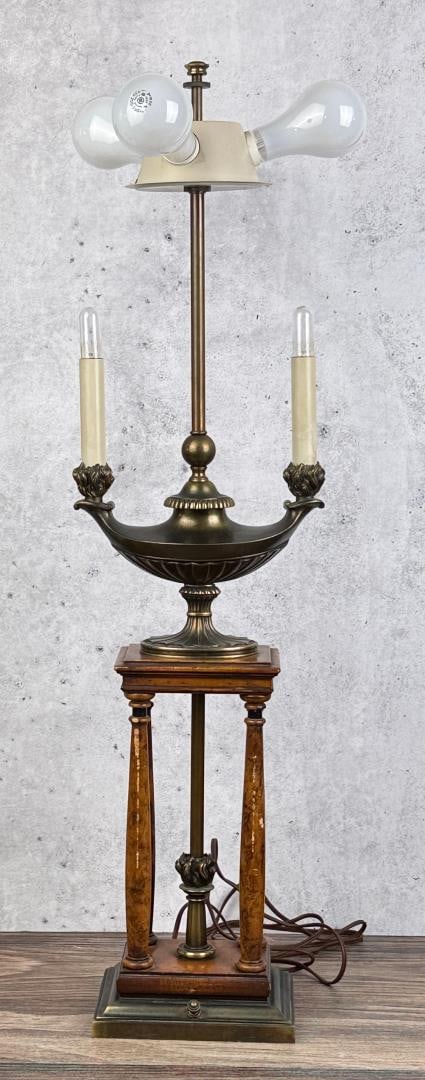 Mid Century Stiffel Aladdin Table Lamp: 33 1/2" tall.