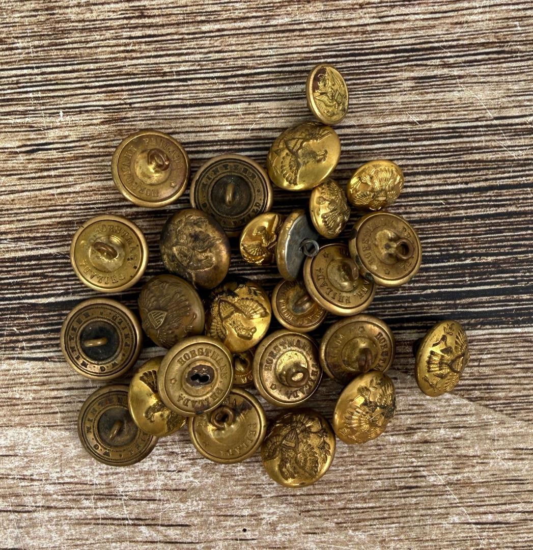 Civil War Indian War US Military Buttons (1 of 13)