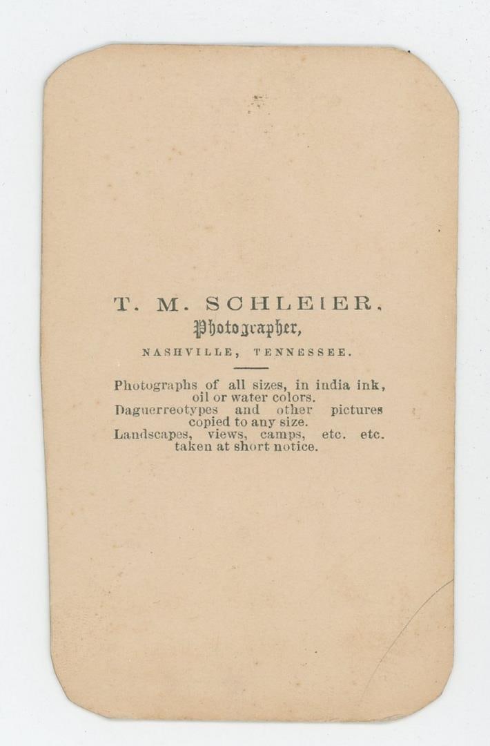 Confederate Civil War Soldier CDV Photo: Nice example with some documentation.