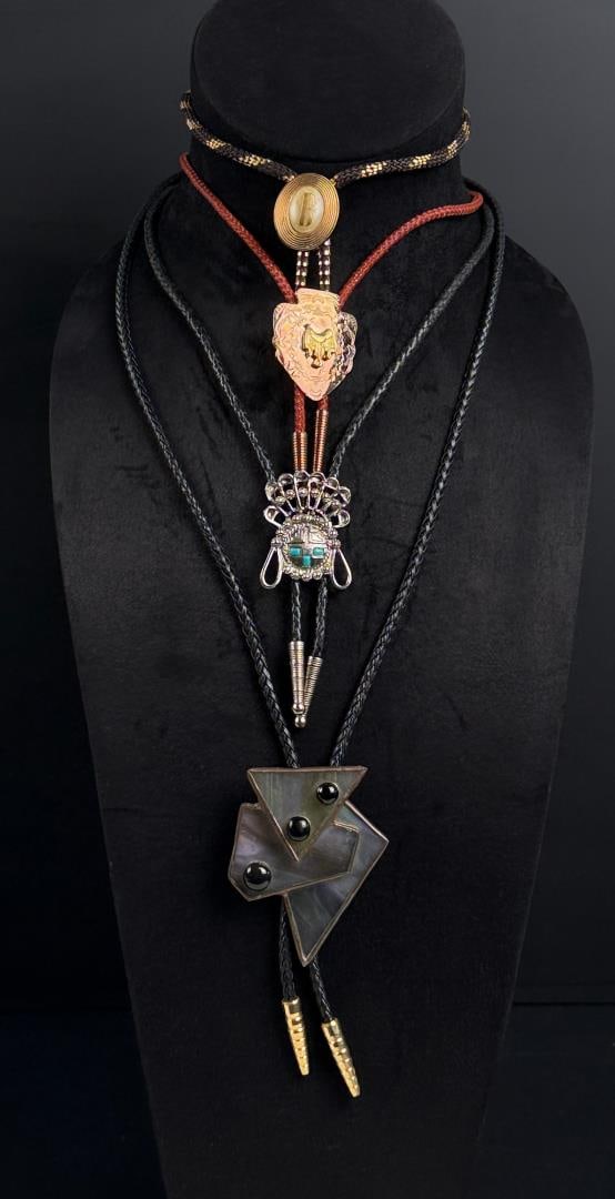 Collection of Cowboy Bolo Ties (1 of 4)