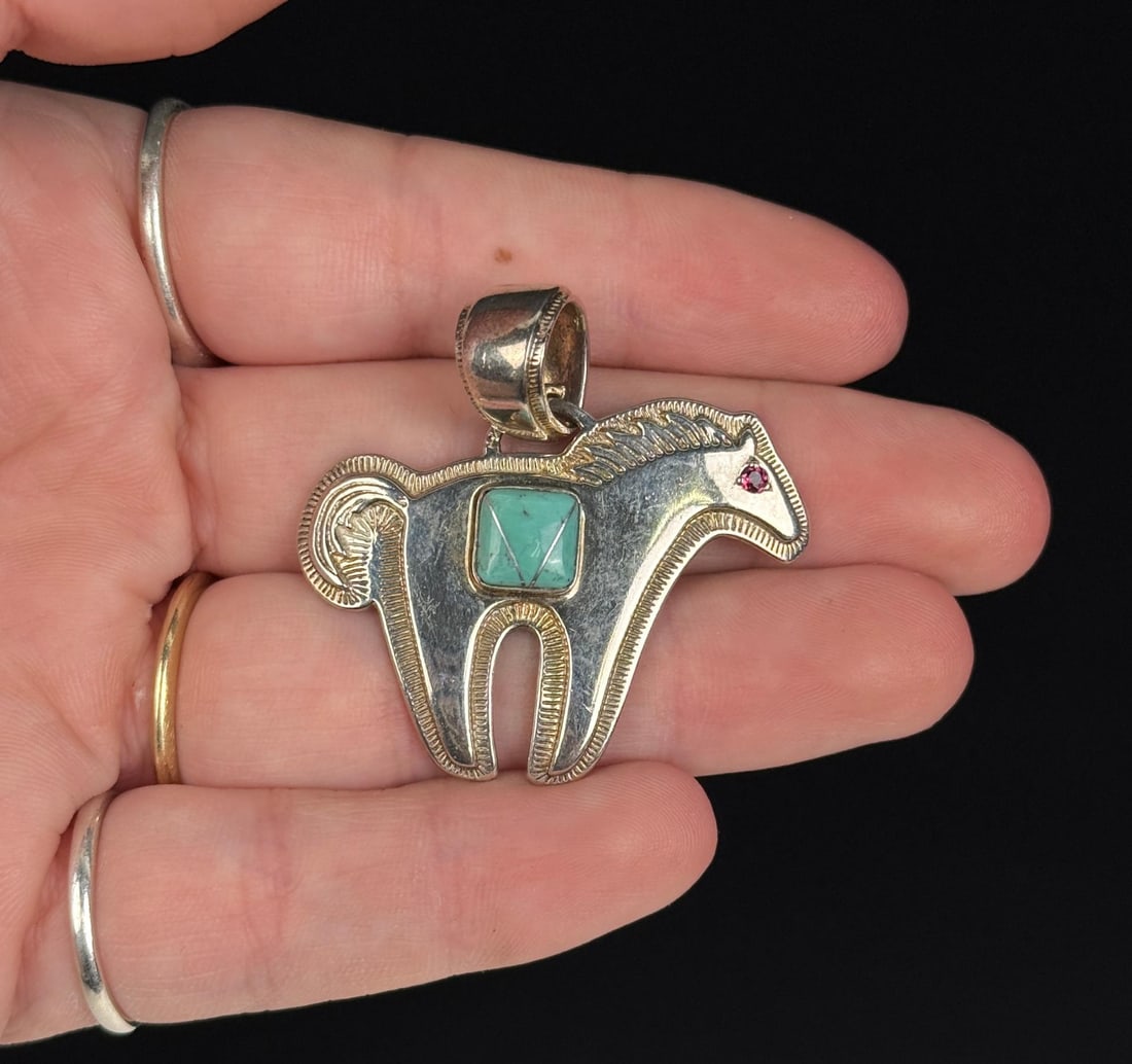 Carolyn Pollack Relios Sterling Horse Pendant (1 of 5)