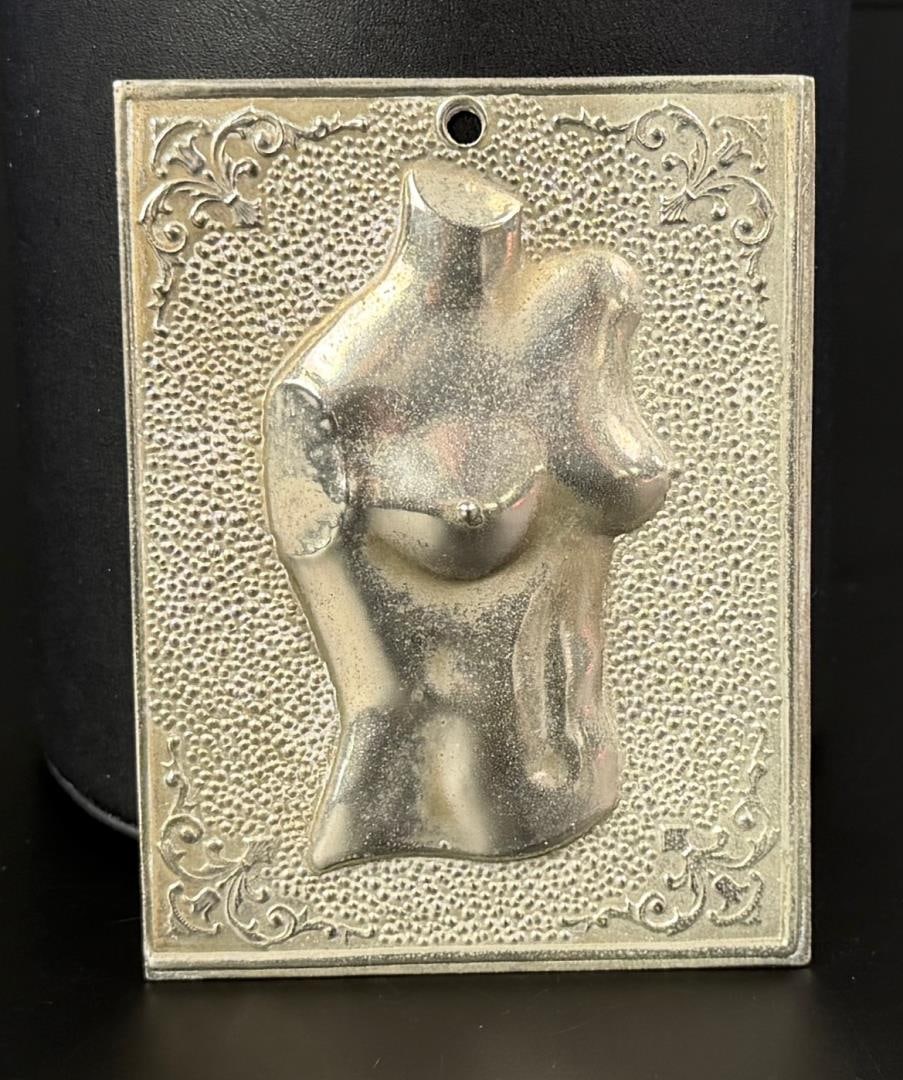 Eastern Orhodox Tama Votive Nude Woman: 2 1/2" by 3 1/8"