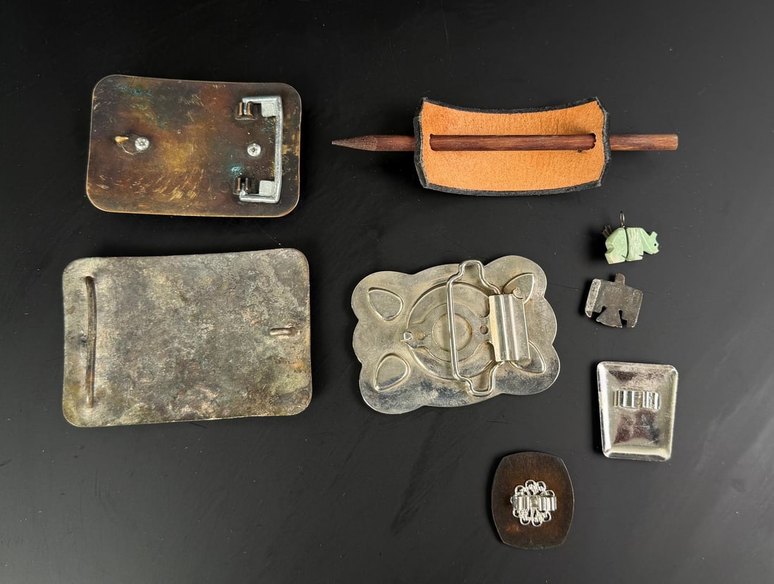 Collection of Cowgirl Belt Buckles and Jewelry: Nice grouping