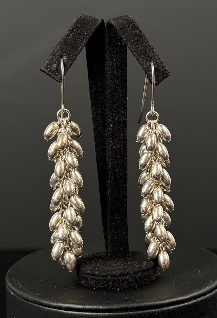 Sterling Silver Dangle Cha Cha Earrings (1 of 3)