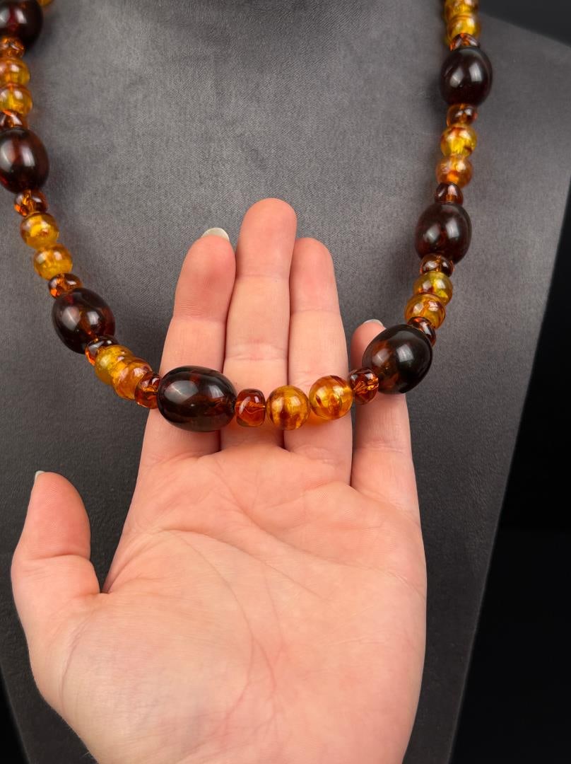 Baltic Amber Bead Necklace (1 of 5)