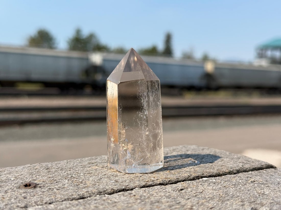 Smokey Quartz Crystal Obelisk (1 of 5)
