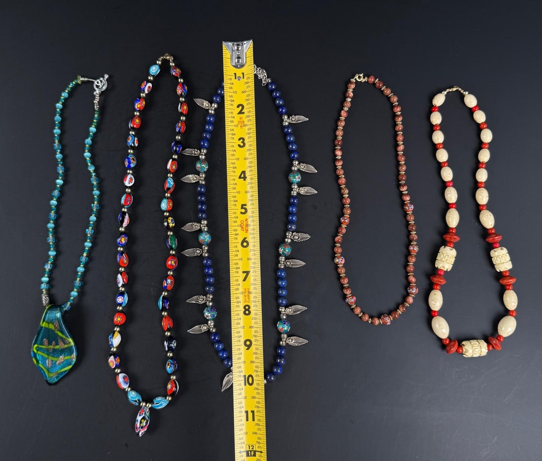 Group of Assorted Bead and Costume Necklaces (1 of 3)