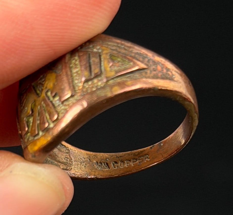 Bell Trading Post Copper Thunderbird Ring - 2