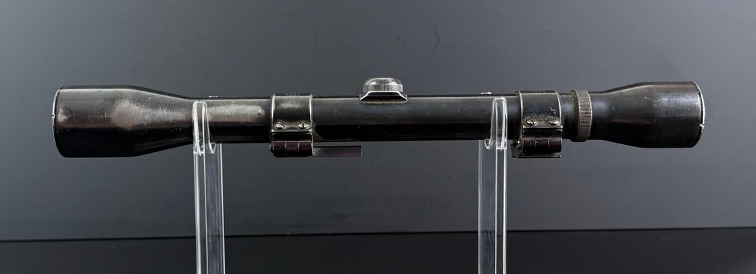 Weaver K6 60B Rifle Scope with Tip Off Mount: Standard Crosshair reticle