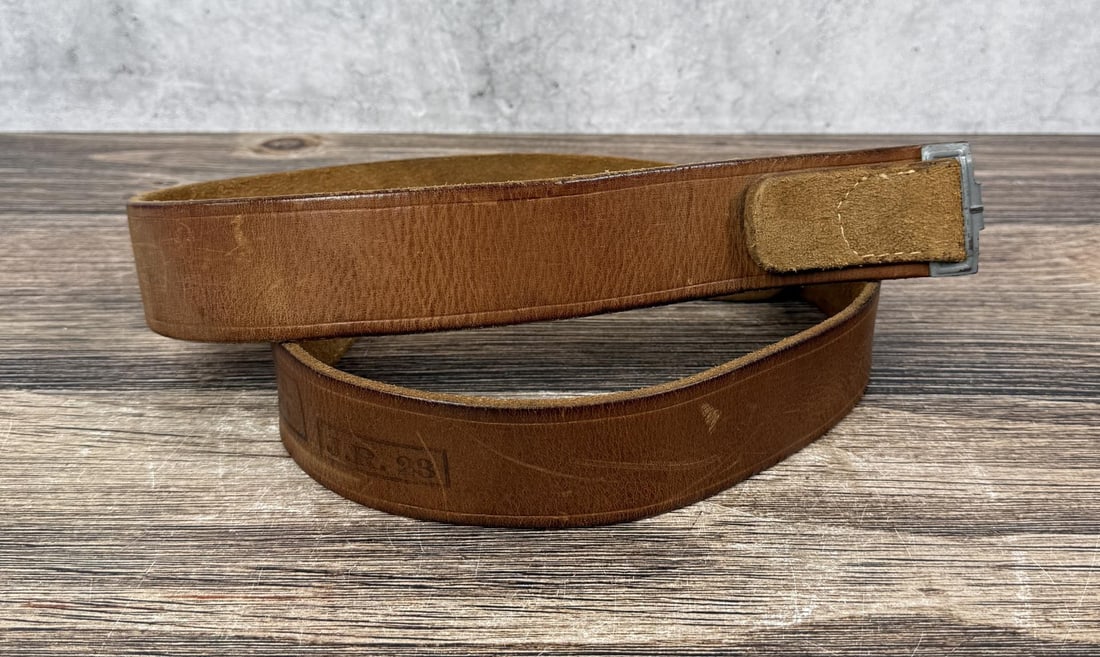 WWI WW1 German Prussian Army Belt: 49 1/2" long from belt to buckle.