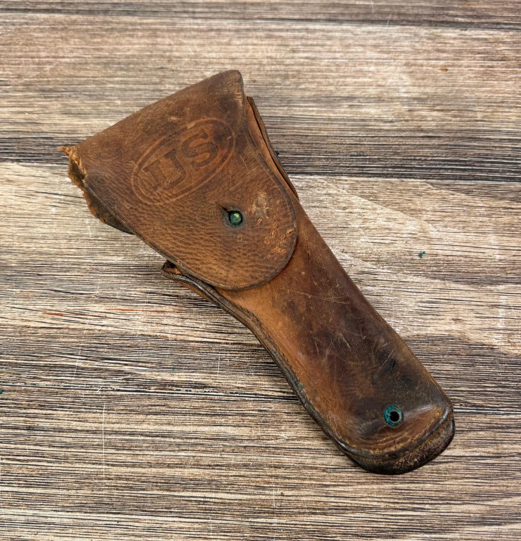 WW2 Colt 1911 Enger Kress Pistol Holster: Wear as shown.