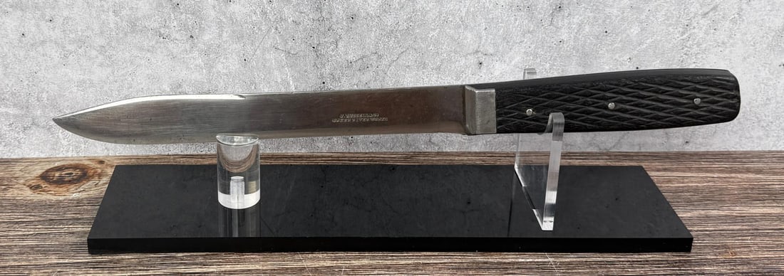 J. Russell Green River Knife Works Skinning Knife: 12 1/8" long.