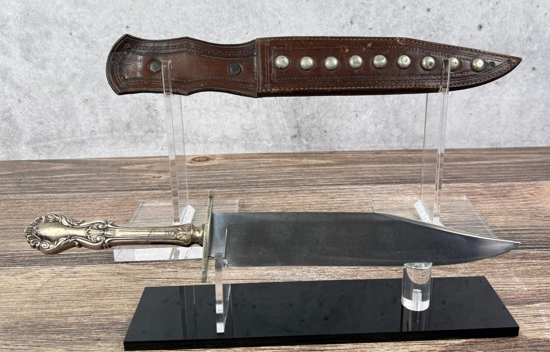 R.S. Giles Virginia City Montana Bowie Knife: 14" long.