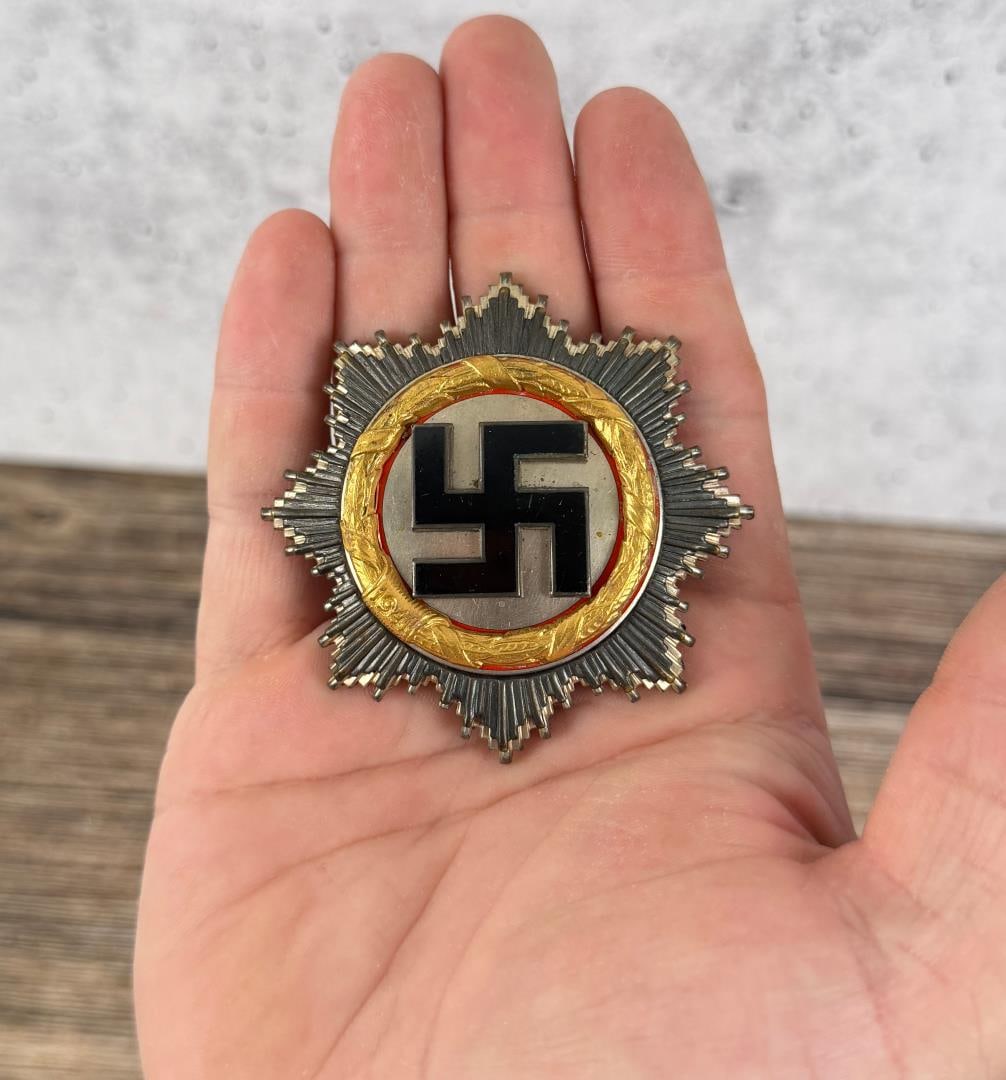 WW2 German Cross in Gold: Post war manufacture. 2 1/4" diameter.