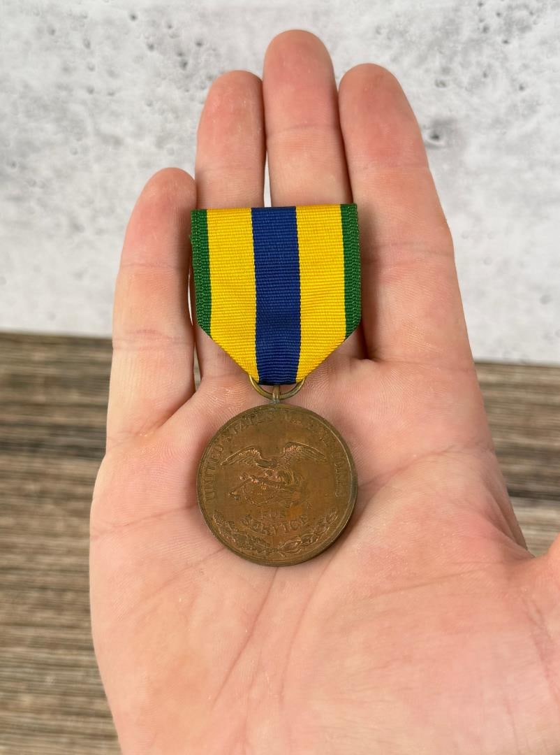 US Navy Mexican Border War Medal: Nice example.