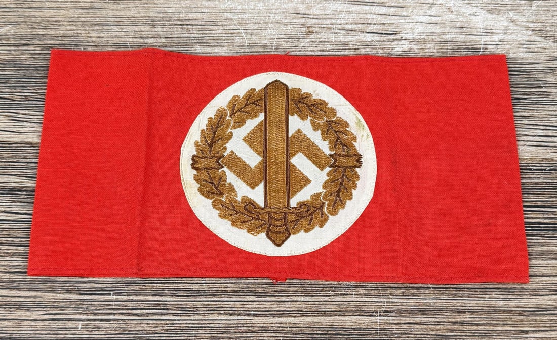 WW2 German SA Wehrmannschaft Armband: Nice example.