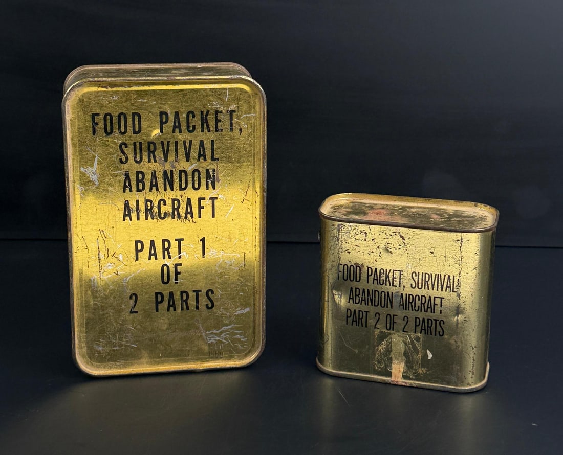 Vietnam War Aircraft Abandon Survival Food Rations (1 of 4)