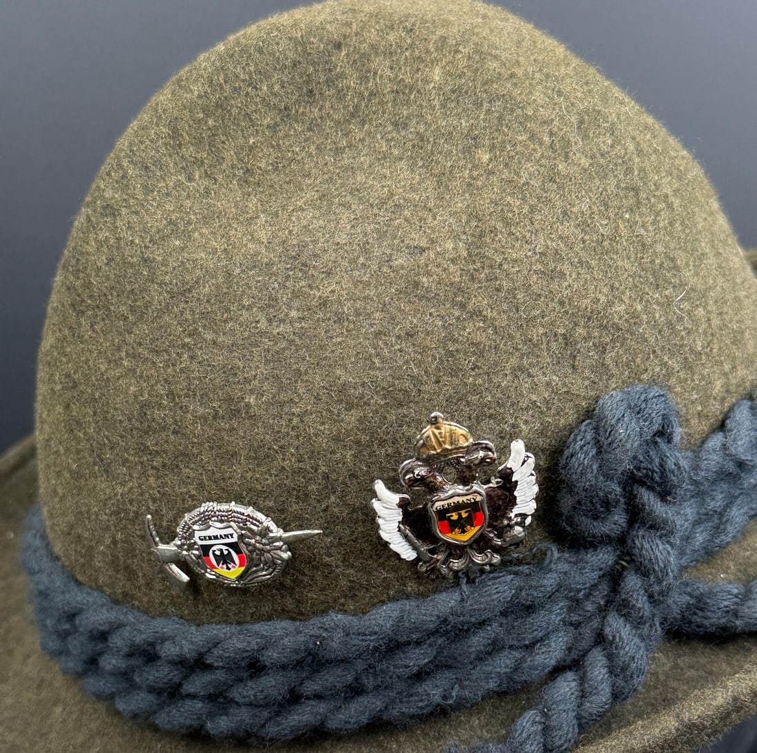 Bavarian Wool Tyrolean Alpine Hat - 4