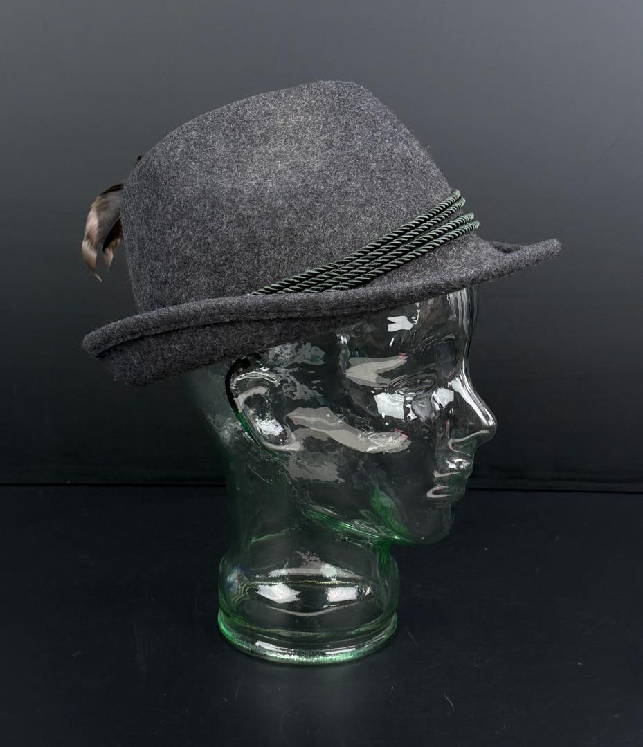 Bavarian Wool Tyrolean Alpine Hat - 2