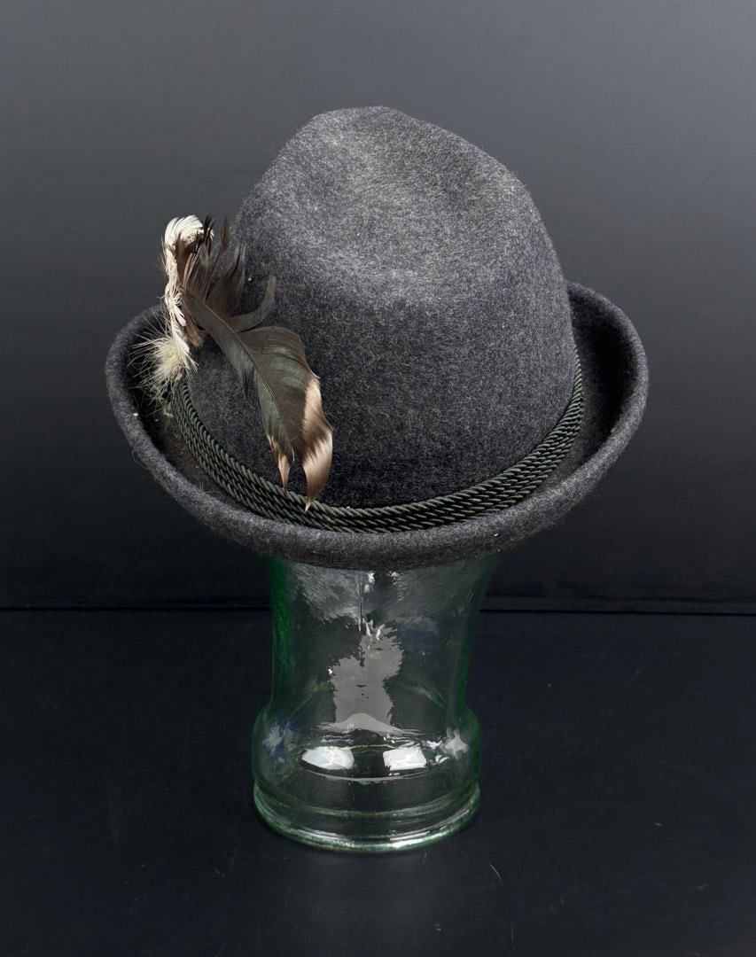 Bavarian Wool Tyrolean Alpine Hat - 3