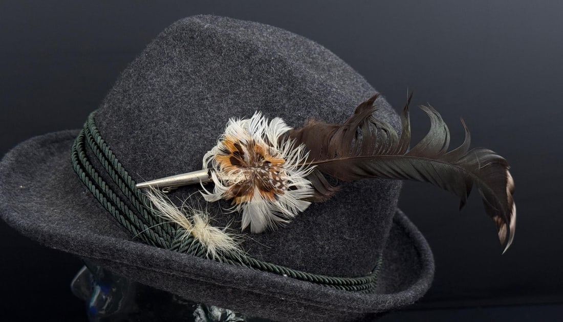 Bavarian Wool Tyrolean Alpine Hat - 4