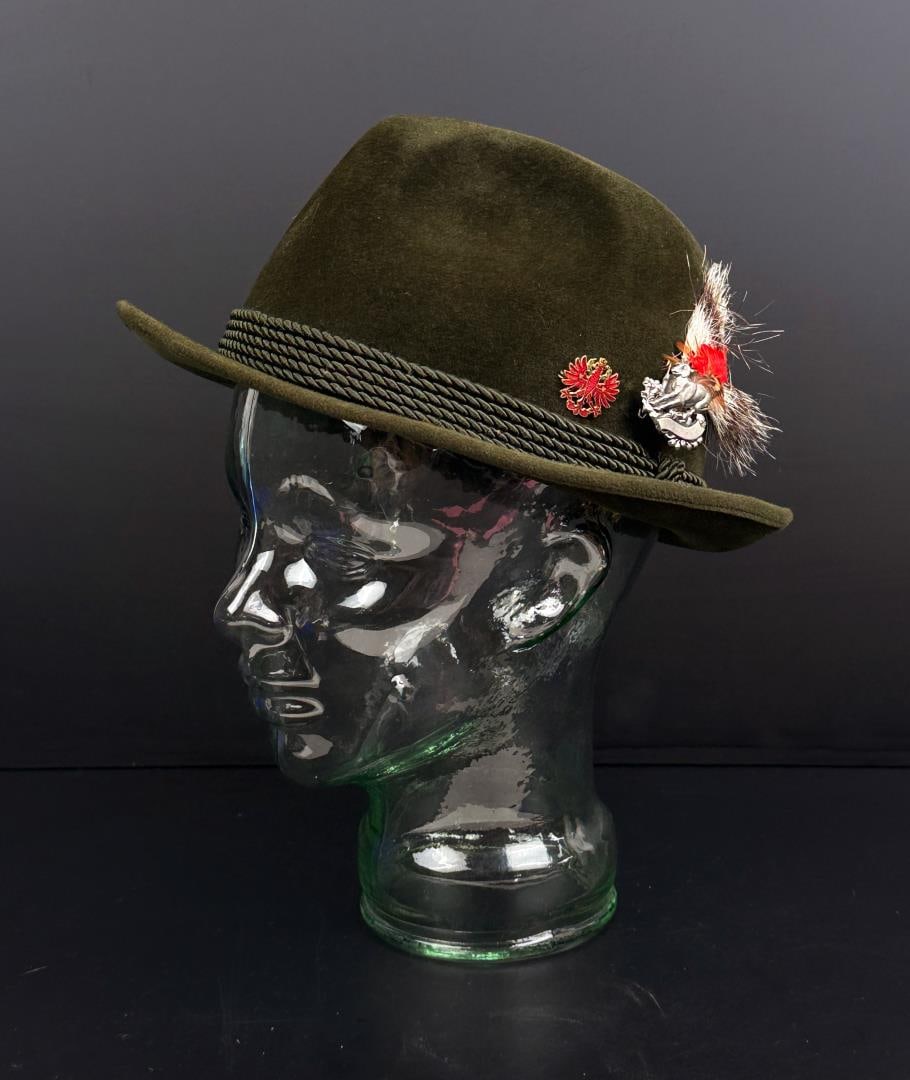 Bavarian Anton Pichler Venour Tyrolean Alpine Hat: Size 7
