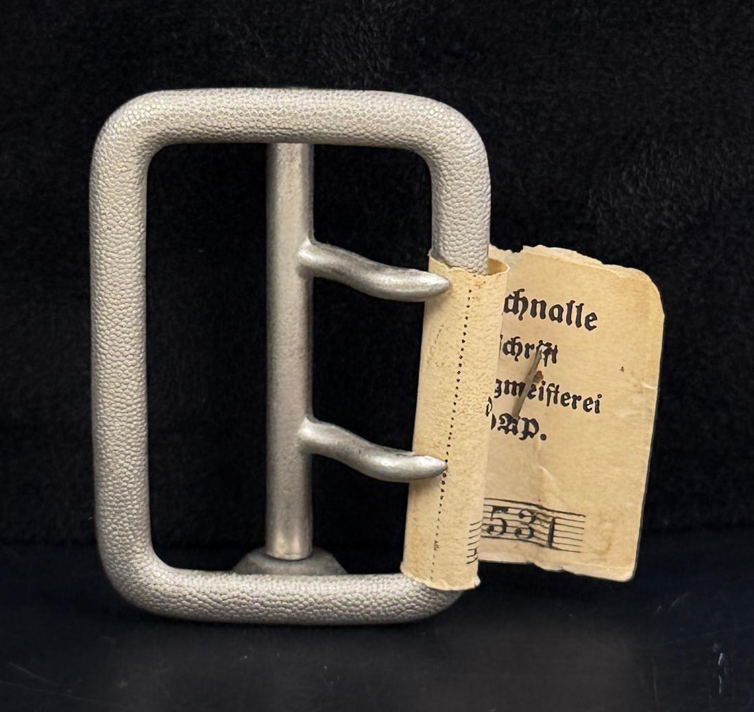 WW2 German NSDAP Belt Buckle: M5/71 code. New with tag.