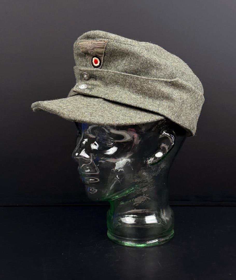 WW2 German Heer M43 Field Cap Hat: Nice example.