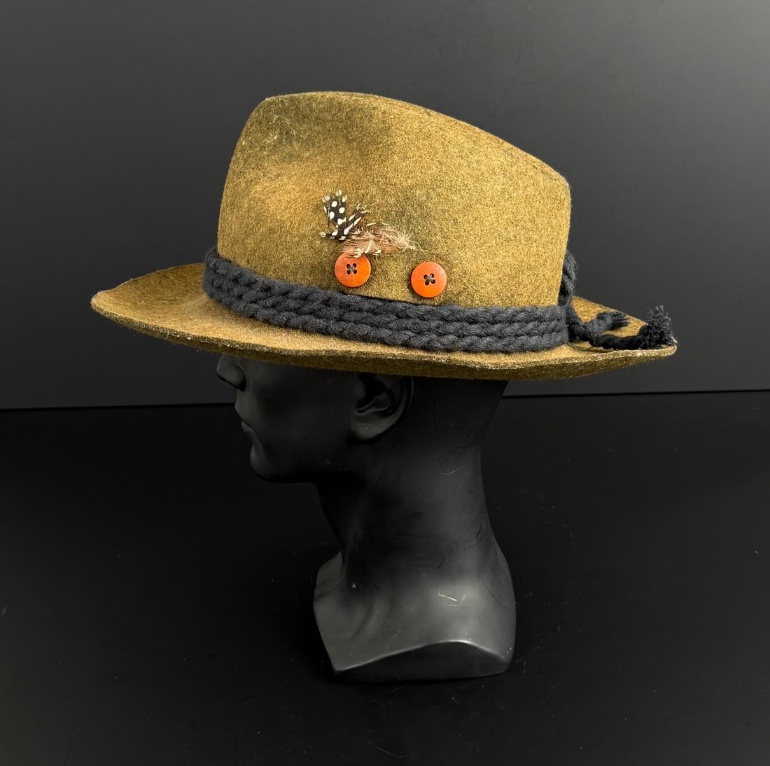 Bavarian Wool Tyrolean Alpine Hat - 2