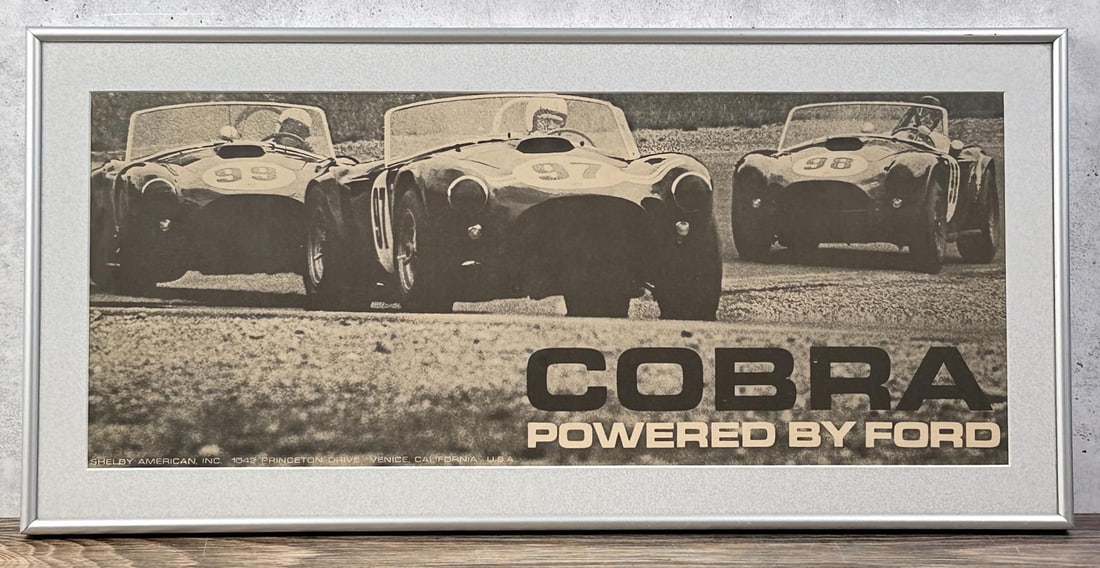 1963 Shelby Cobra Dealership Poster (1 of 5)