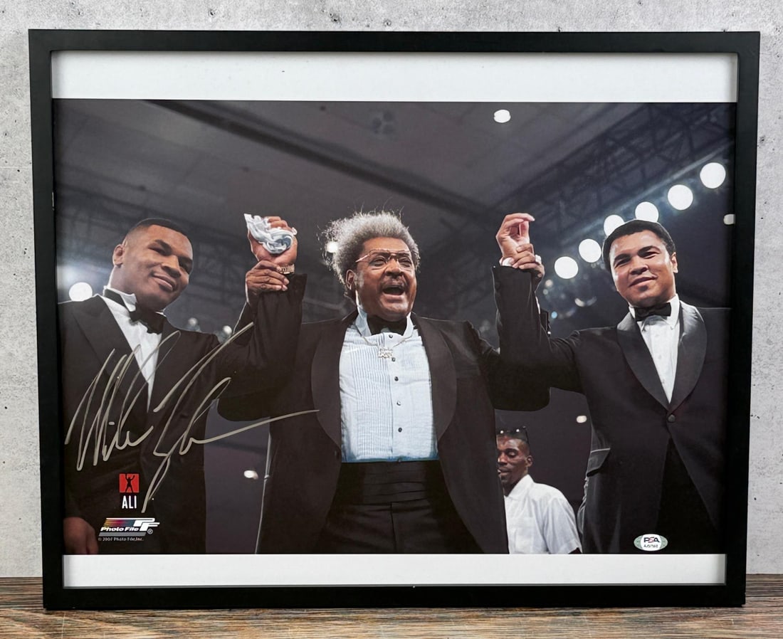 Signed Mike Tyson Don King Muhammad Ali Photo (1 of 5)