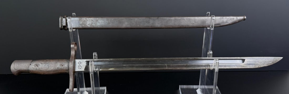 WW2 Japanese Type 30 Arisaka Bayonet: Howa under Nagoya supervision.