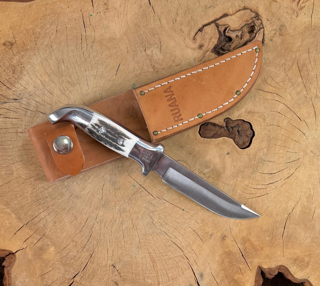 Ruana Bonner Montana Knife 12a: Never used or carried. 7 3/4" long.