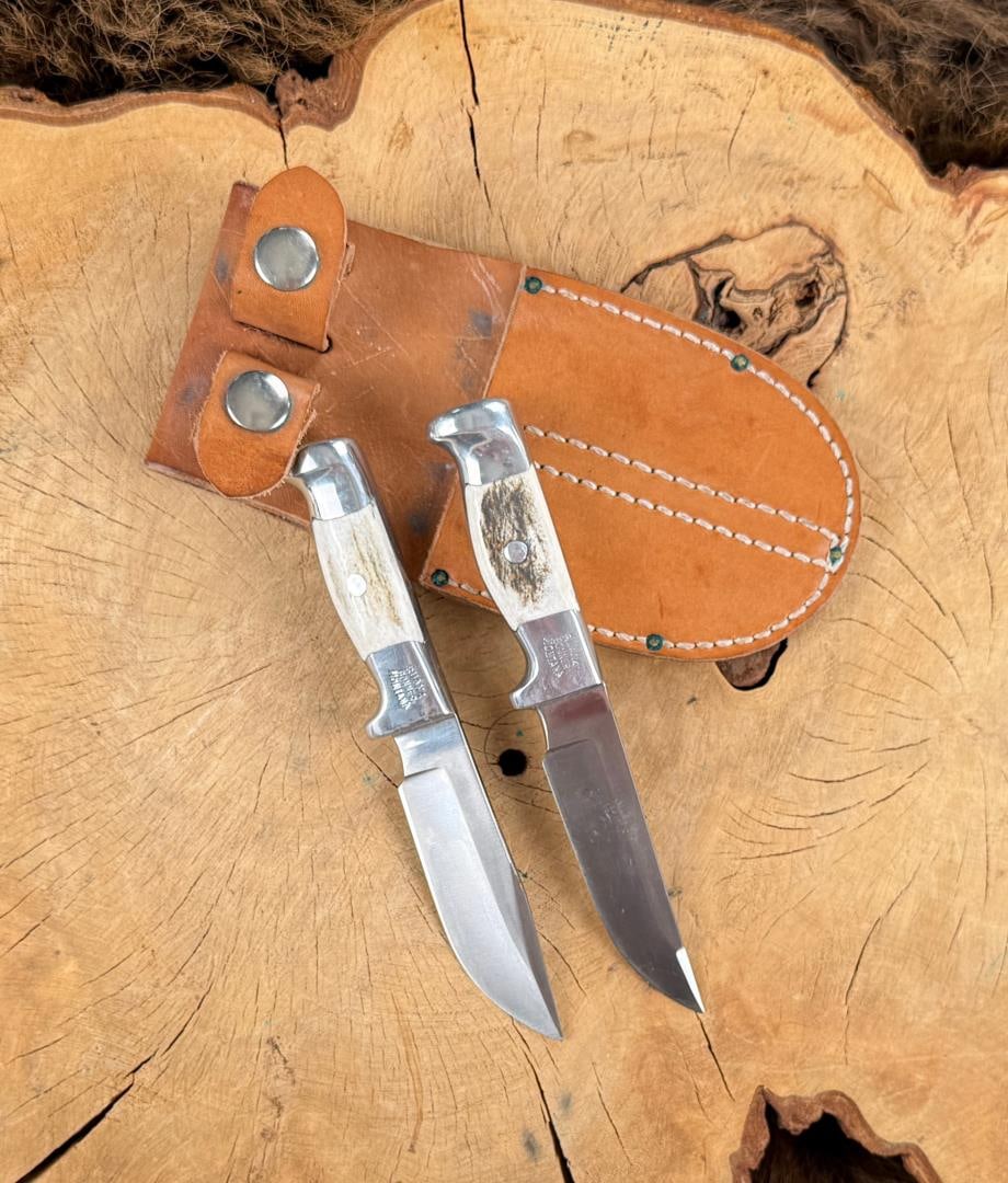 Ruana Bonner Montana 10a 10b Smokejumper Knife Set: Never used or carried. Knives are both 6 3/8" long.