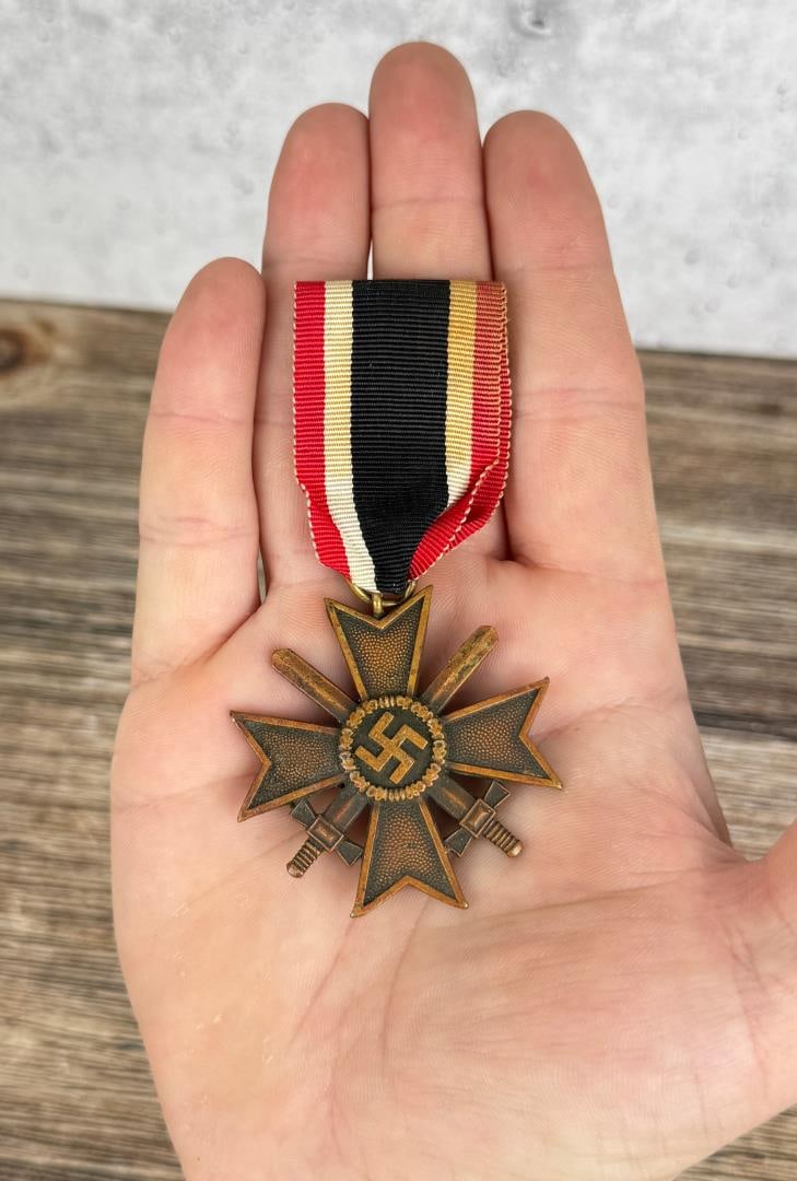 WW2 German Bronze War Merit Cross (1 of 3)