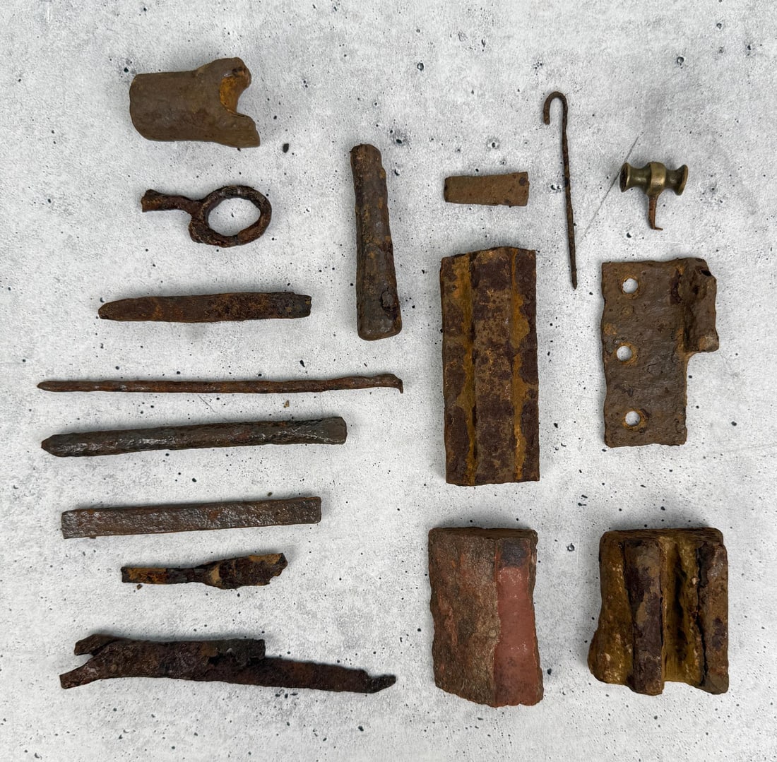 Civil War Tucker Sherrard Gun Works Relics: Nice grouping. Provenance: EX-Texas Civil War Museum, Fort Worth TX. Tucker, Argyle William (1832?1910). Argyle William Tucker, early settler, was born to Laban E. and Nancy Tucker on September 8, 183