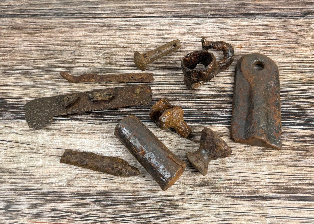 Civil War Tucker Sherrard Relics: Tucker Sherrard & Co. Lancaster Texas. Provenance: EX-Texas Civil War Museum, Fort Worth TX. Tucker, Argyle William (1832?1910). Argyle William Tucker, early settler, was born to Laban E. and Nancy Tu