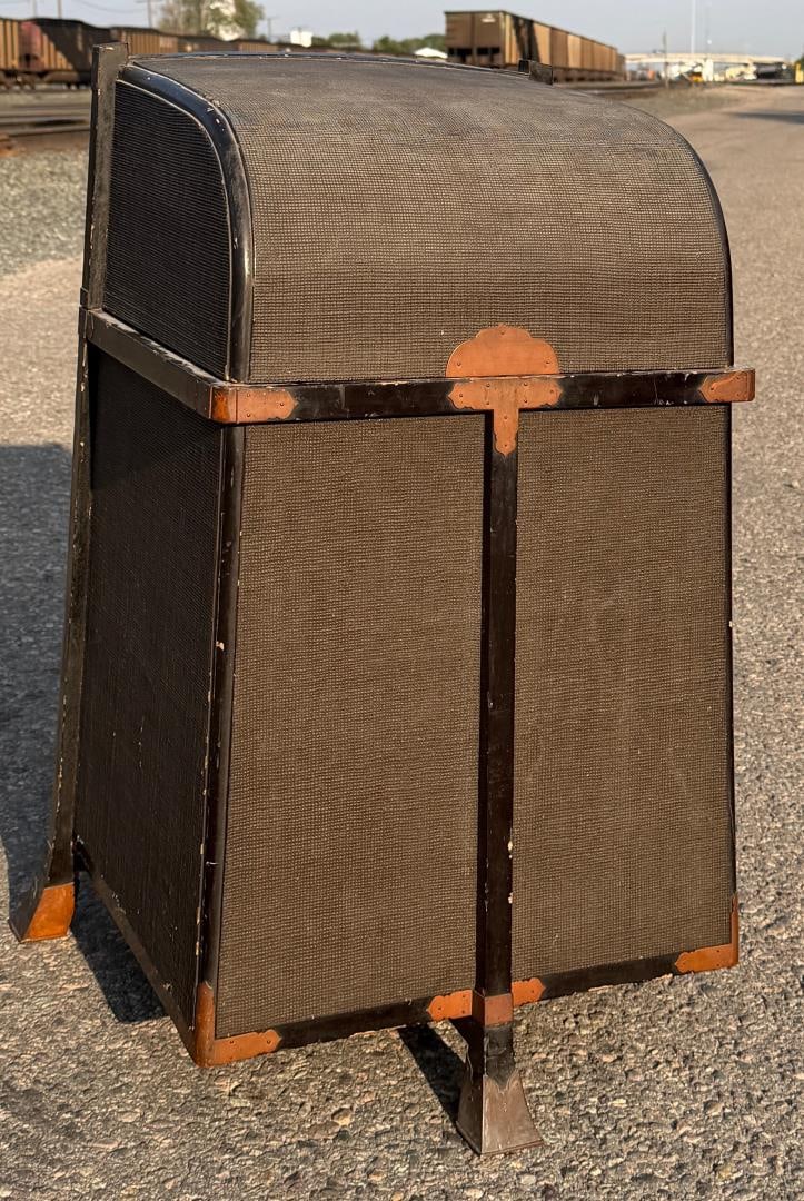 Edo Period Japanese Samurai Armor Backpack Box: Also known as a Gusoku Bitsu. 31 1/2" by 21" by 16".
