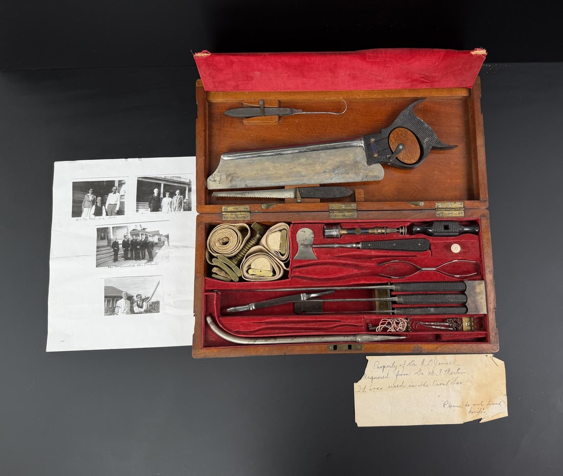 Named US Army Civil War Amputation Surgical Set (1 of 20)