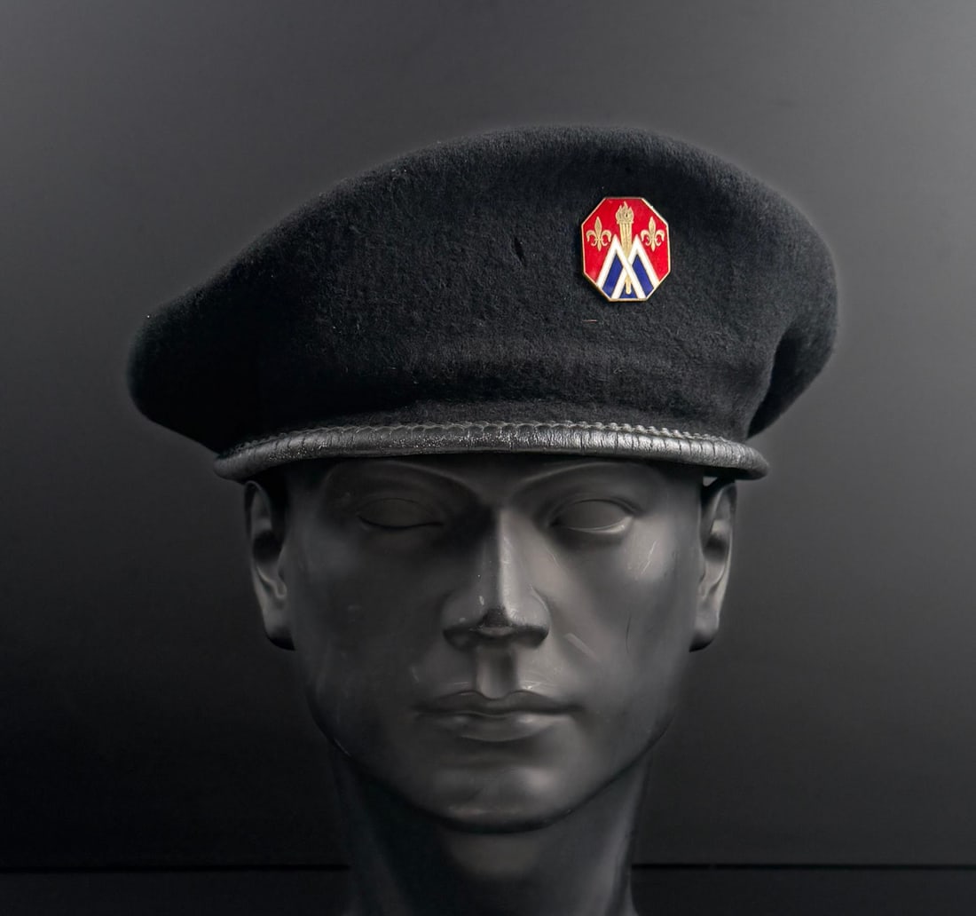 US Army 89th Sustainment Brigade Black Beret: Size 6 5/8
