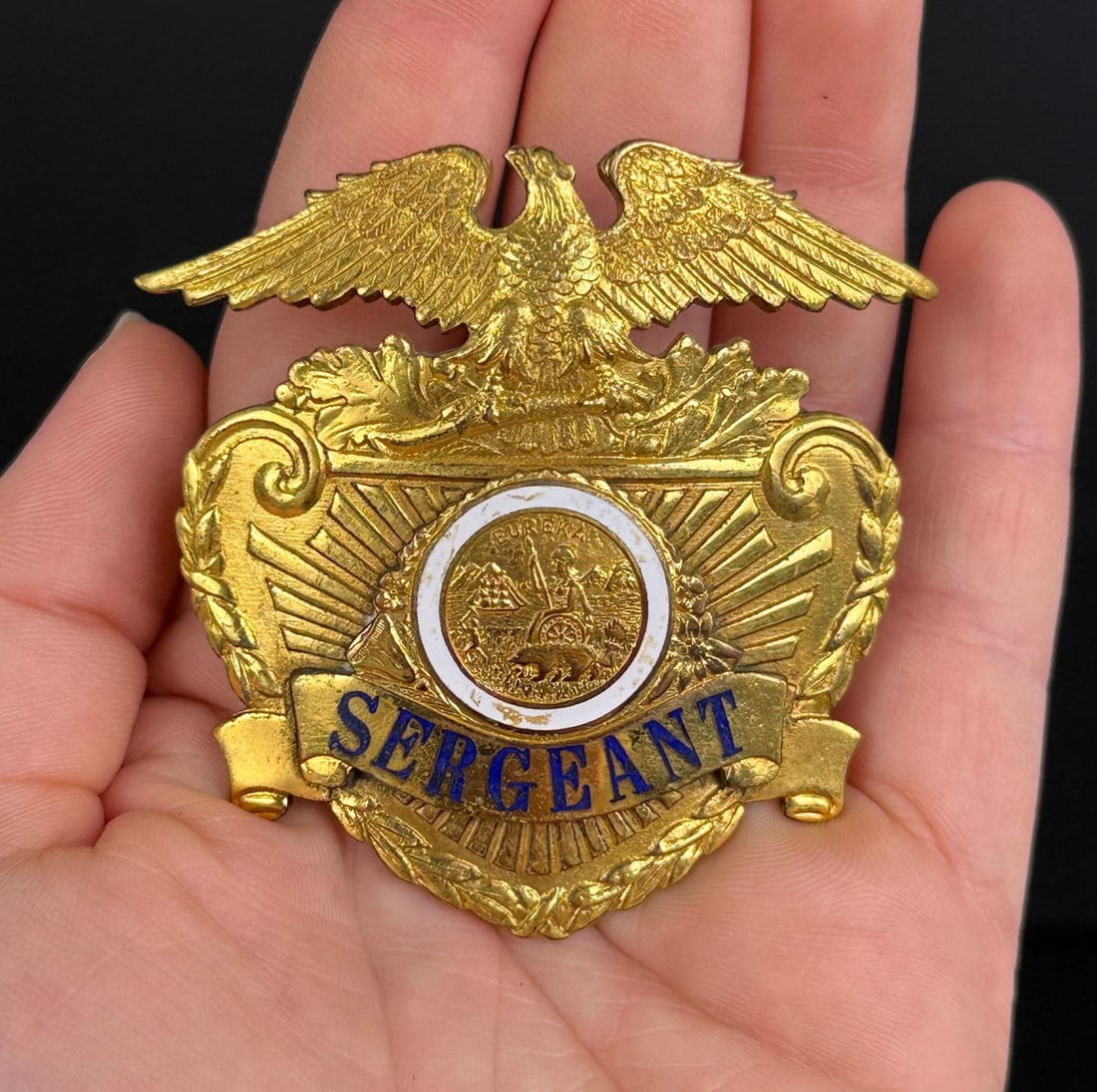 Los Angeles LAPD California Sergeant Police Badge (1 of 3)