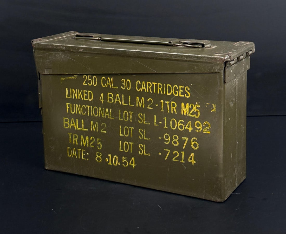 Korean War Browning .30 Cal Ammo Box Can (1 of 4)