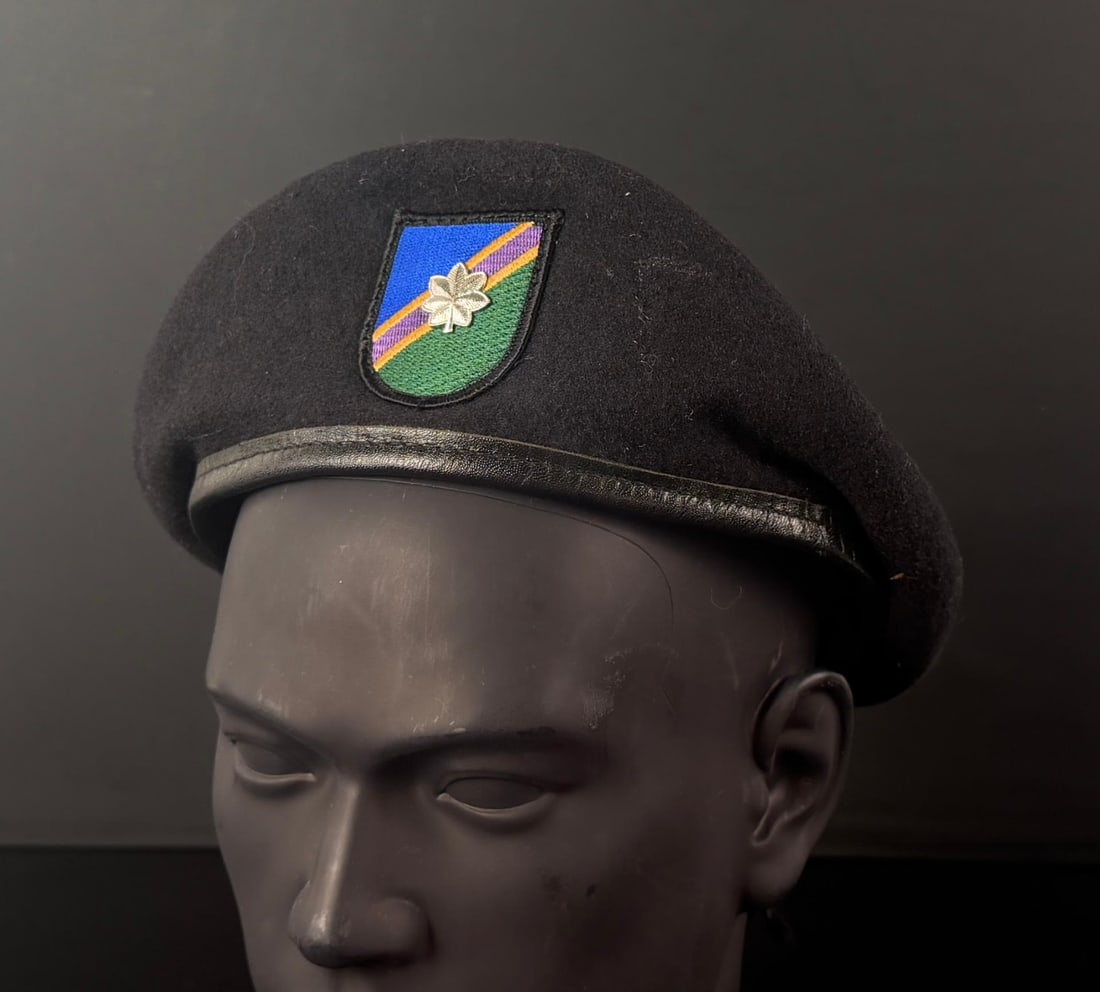 US Army Ranger Special Forces Black Beret: Size 6 3/4