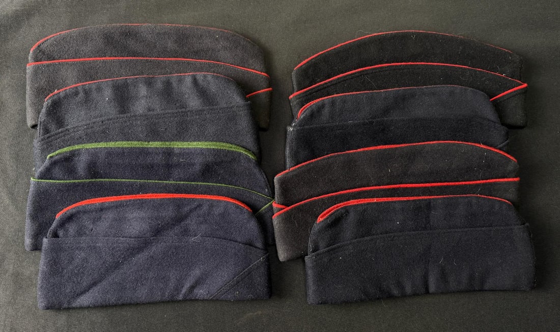 Collection of French Garrison Caps (1 of 9)