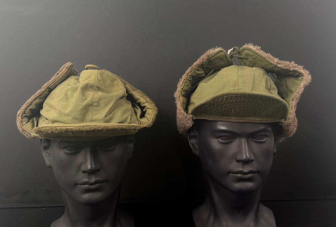 Korean War M-1951 Field Pile Cap Hats (1 of 7)
