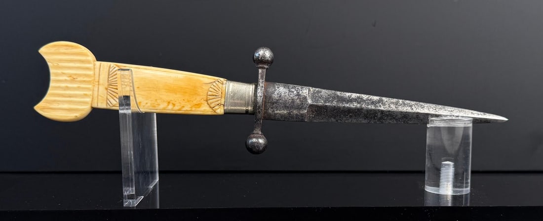1860s French Ball Pick Pique-Couille Dagger (1 of 6)