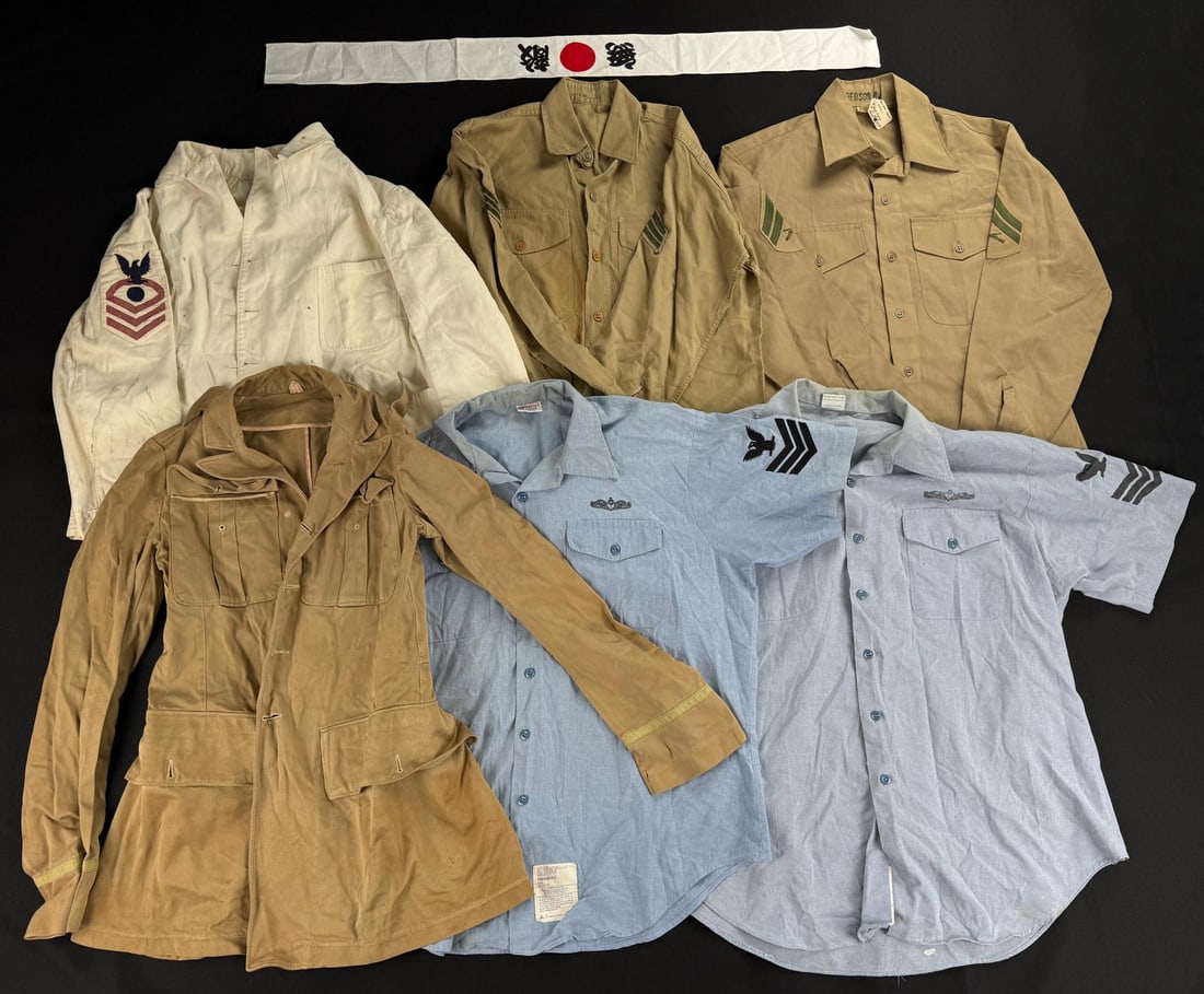 US Army Navy Uniforms and Chambray Shirts (1 of 19)