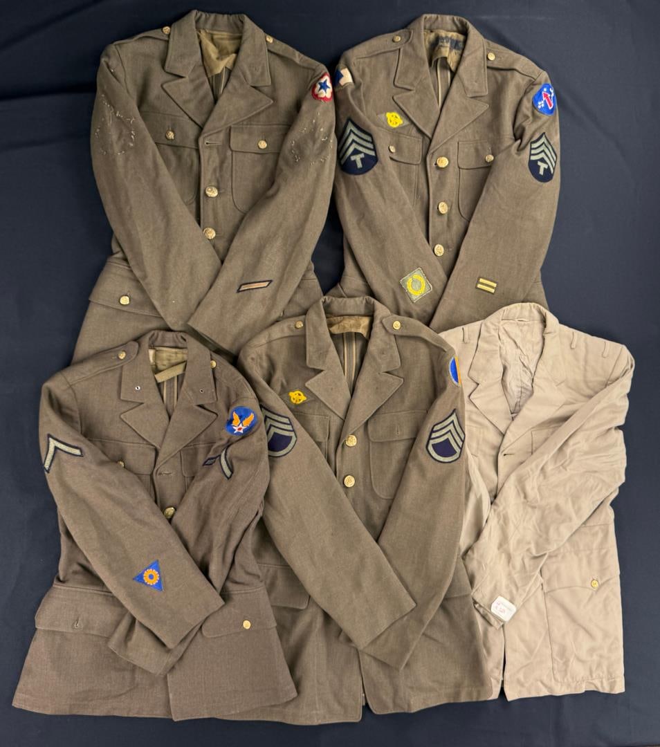 Group of WW2 US Army Air Force Uniforms (1 of 20)