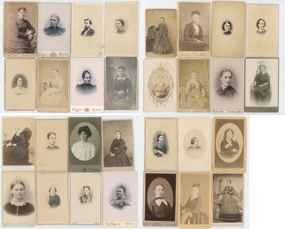 Collection of Antique CDV Photo Portraits (1 of 10)