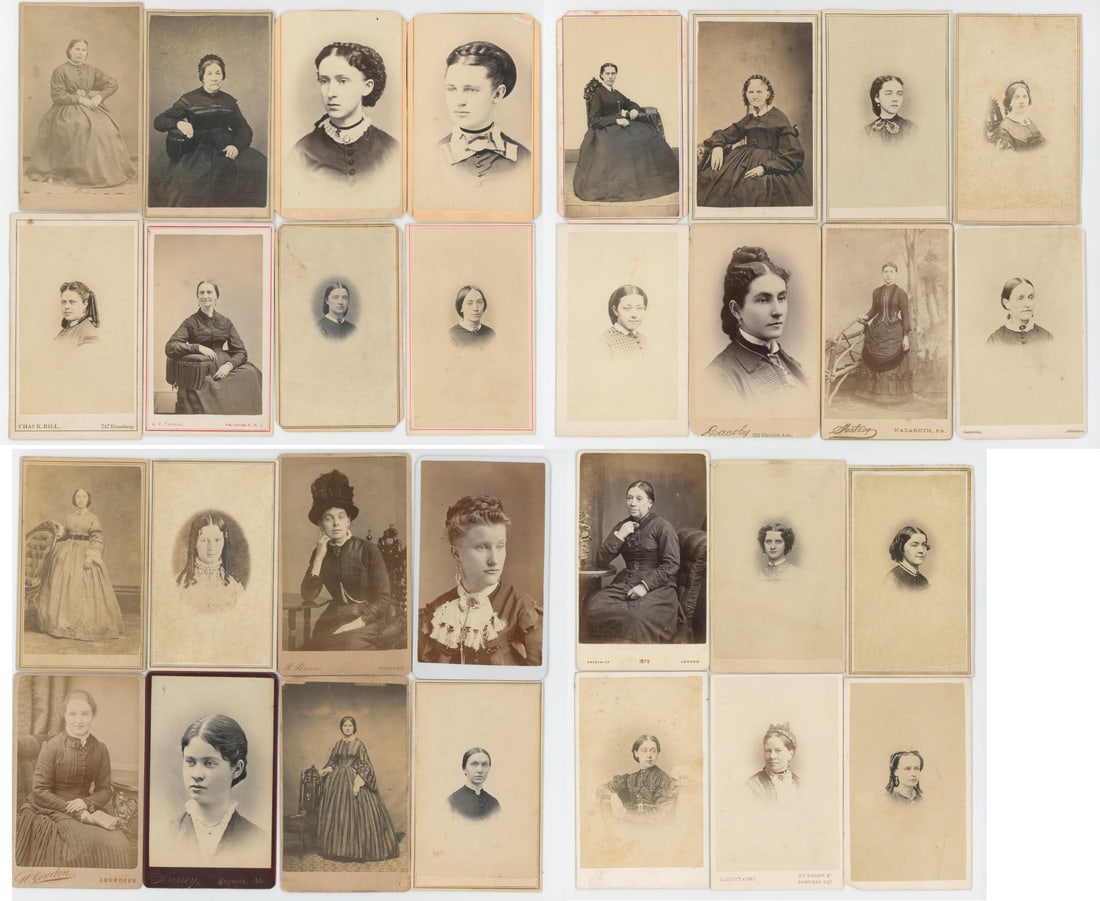 Collection of Antique CDV Photo Portraits (1 of 10)